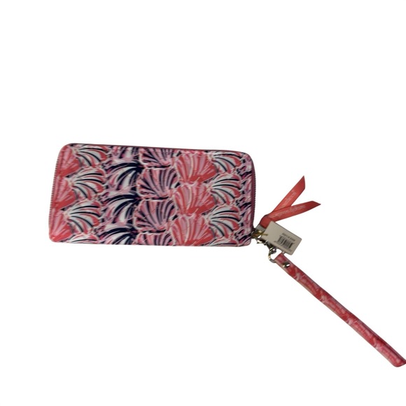 NWT Simply Southern Wallet Wristlet Long 8" Pink 0122-Phnwallet-scallop 8x4 - Picture 3 of 5